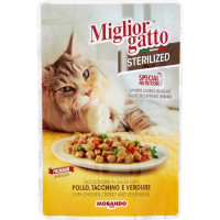 Migliorgatto Sterilized Bocconcini in Salsa con Pollo,...