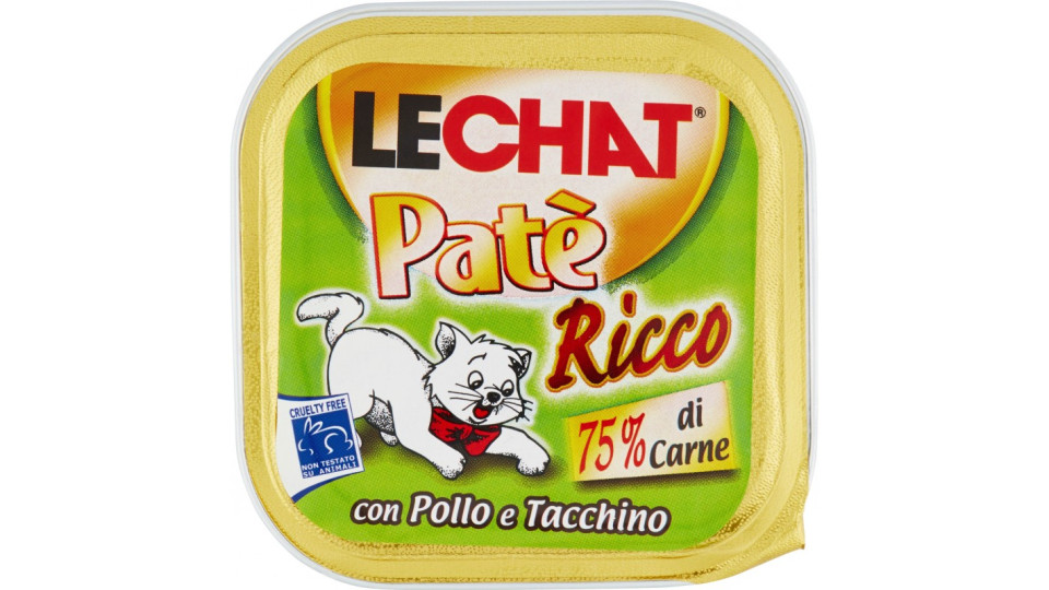 LeChat Patè ricco con pollo e tacchino 100 g