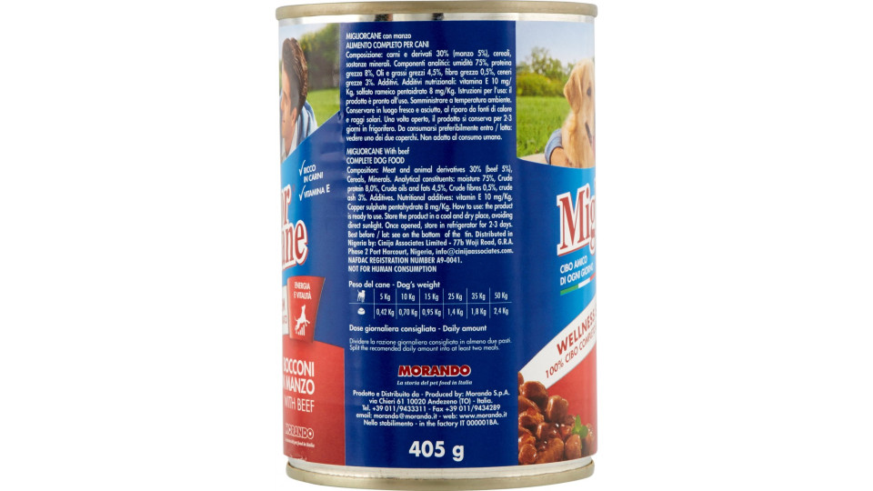 Migliorcane bocconcini di manzo - gr.400