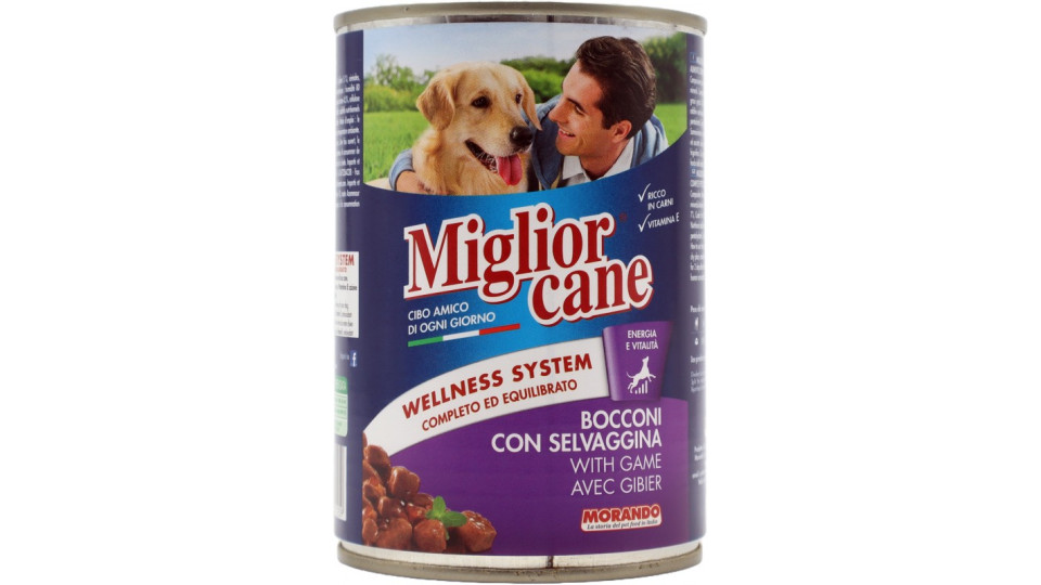 Migliorcane Bocconi con Selvaggina 405 g