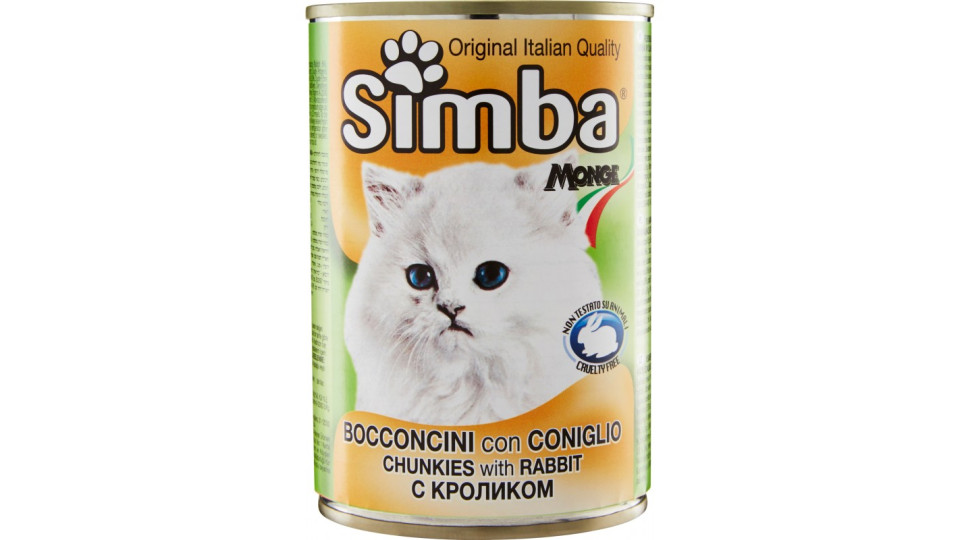 Simba Bocconcini con Coniglio per gatti 415 gr.