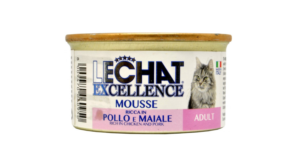 Lechat mousse adult pollo/maiale gr.85