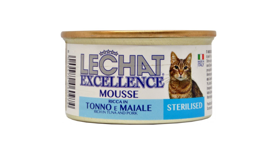 Lechat mousse sterilized tonno e maiale gr.85