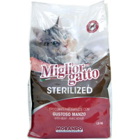 Migliorgatto mousee sterilized manzo - gr.85
