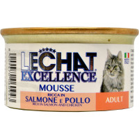 Lechat mousse adult salmone e pollo gr.85