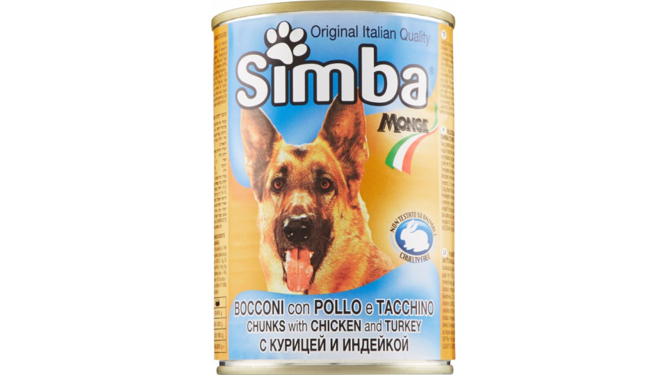Simba Bocconi con Pollo e Tacchino per cani 415 gr.