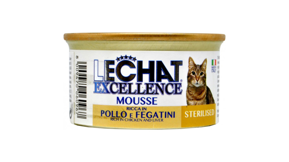 Lechat mousse sterilized pollo e fegato gr.85