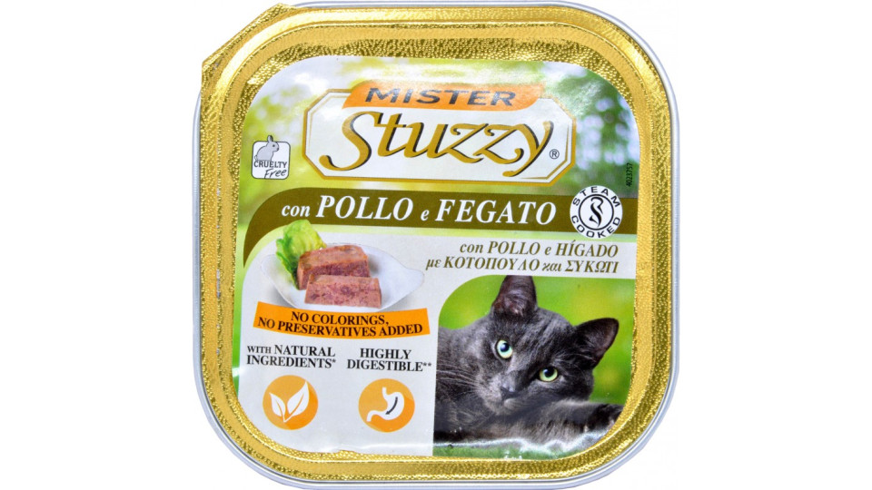 Mister Stuzzy Cat pollo e fegato gr.100