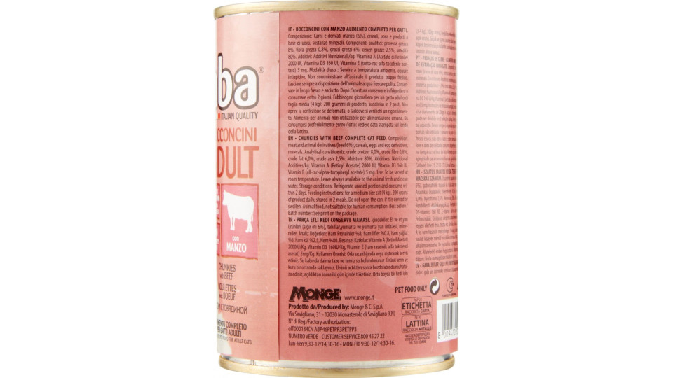 imba Bocconcini con Vitello per gatti 415 gr.