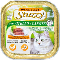 Mister Stuzzy Cat vitello e carote gr.100