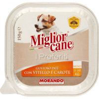 Migliorcane I Preferiti Gustoso Patè con Vitello e Carote Mini...