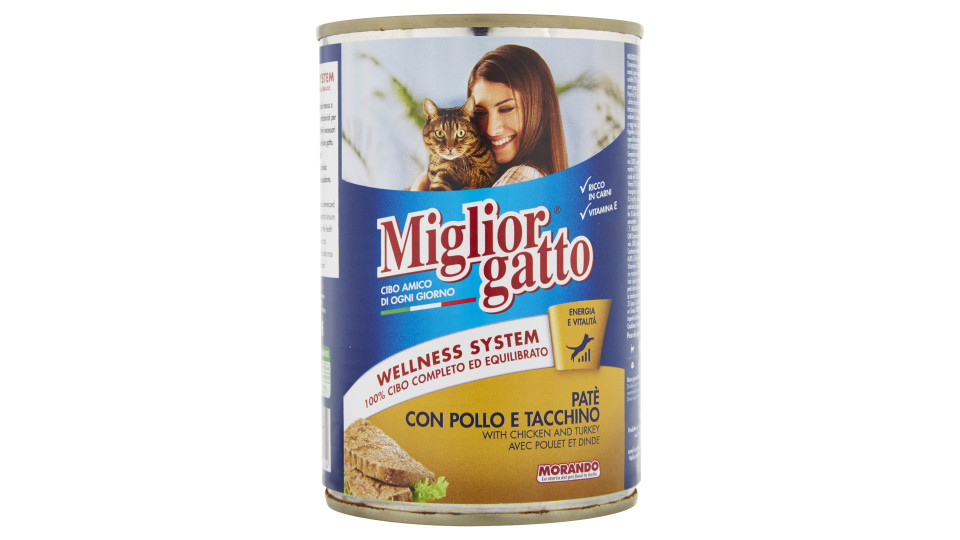Migliorgatto pate pollo tacchino - gr.400