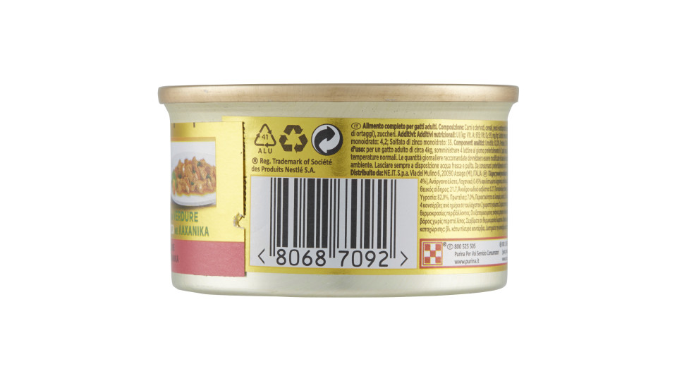 PURINA GOURMET Gold Gatto Dadini con Trota e verdure, in salsa...