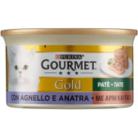 PURINA GOURMET Gold Gatto Patè con Agnello e Anatra lattina 85g