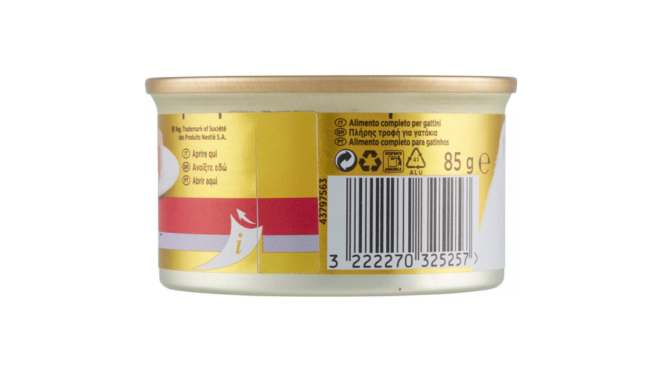 PURINA GOURMET Gold Gatto Mousse per gattini con Vitello...