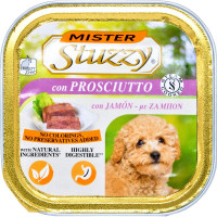 Mister stuzzy dog vaschetta al prosciutto gr.150