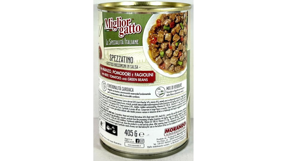 Migliorgatto specialità italiane bocconcini con manzo pomodori...