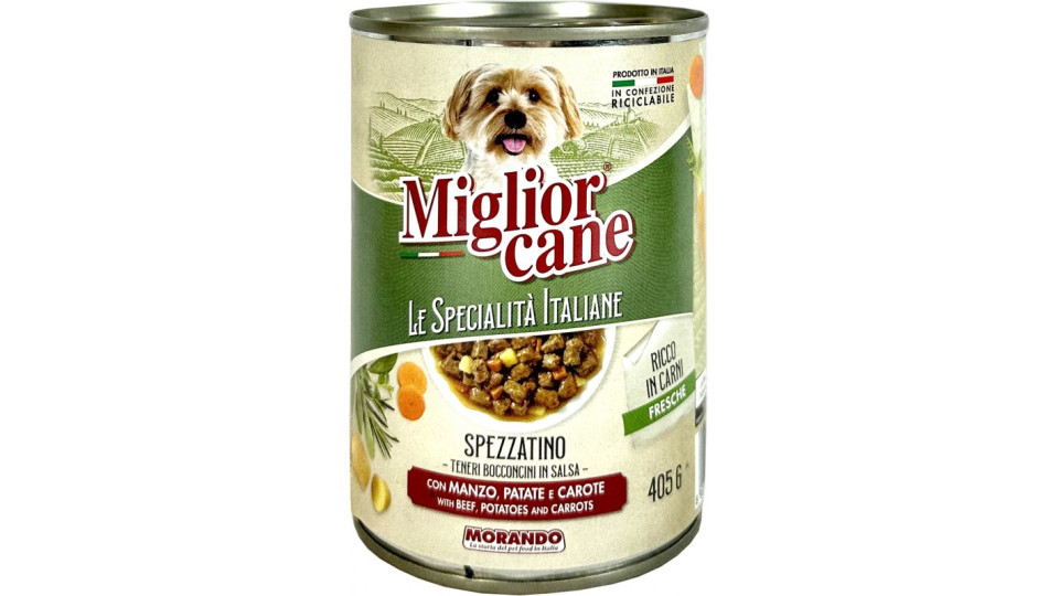 Migliorcane specialità italiane bocconcini con manzo patate e...