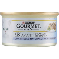 PURINA GOURMET Diamant Gatto Sfilaccetti con Vitello Naturale...