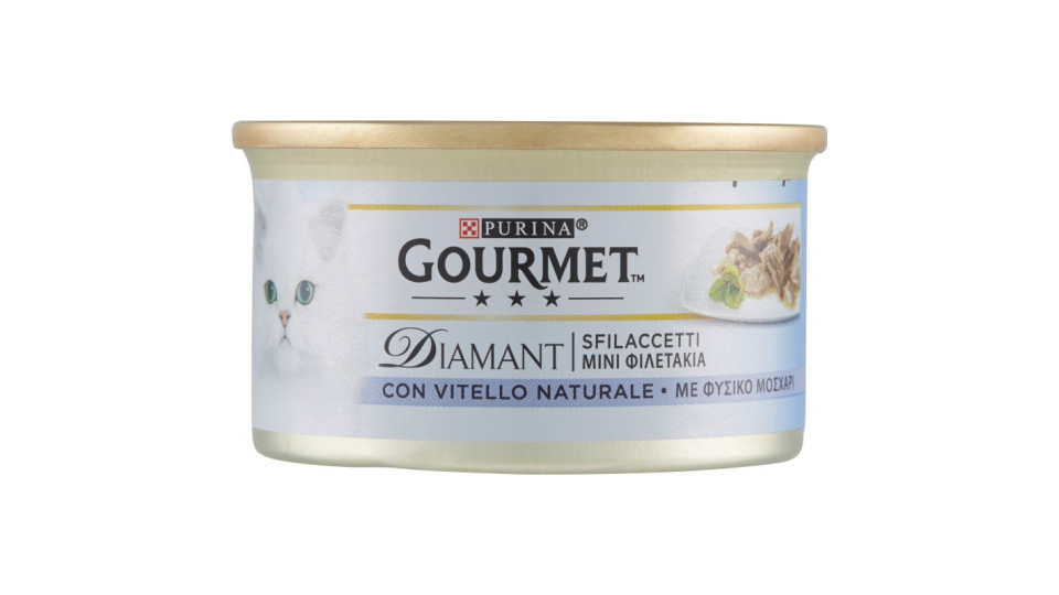 PURINA GOURMET Diamant Gatto Sfilaccetti con Vitello Naturale...