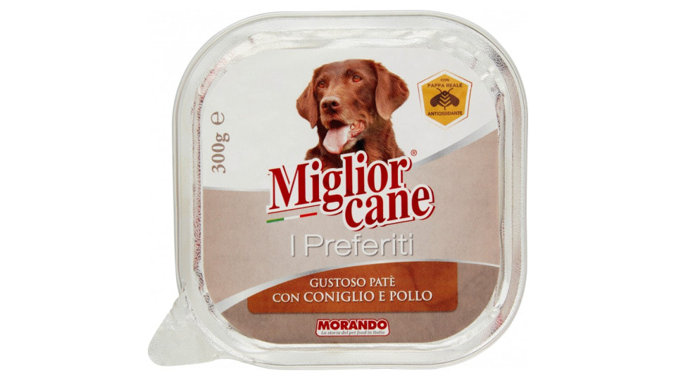 Migliorcane I Preferiti Gustoso Patè con Coniglio e Pollo 300 g
