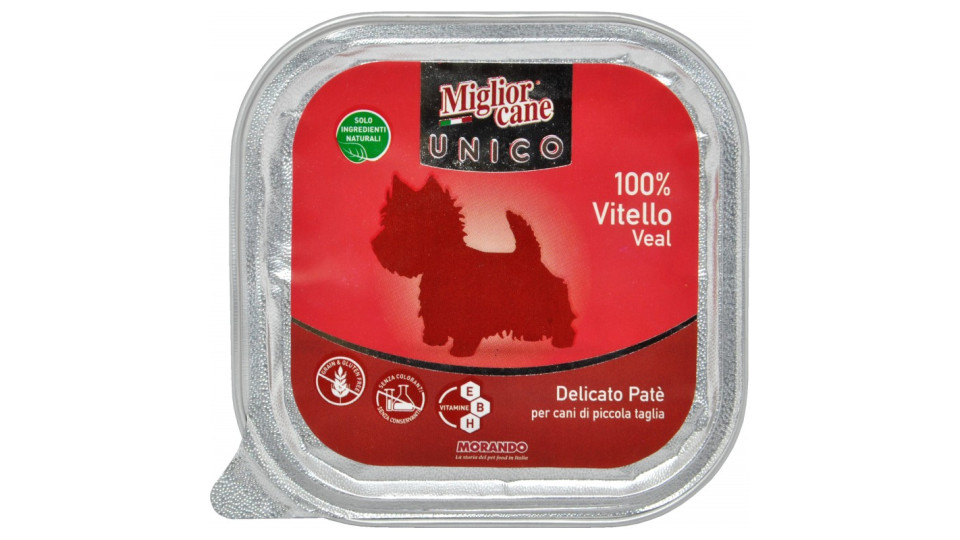 Migliorcane Unico patè di vitello gr.150