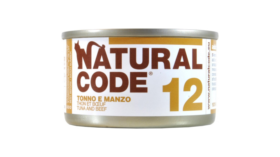 Natural code tonno e manzo gr.85