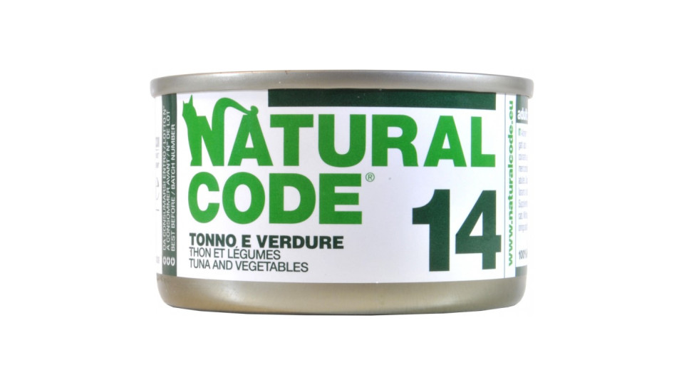 Natural code tonno e verdure gr.85