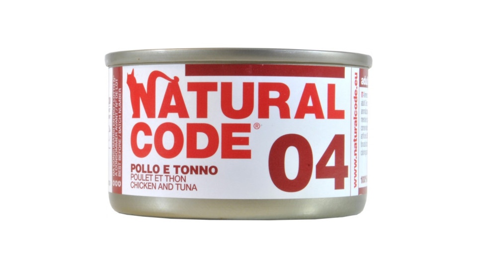 Natural code pollo e tonno gr.85