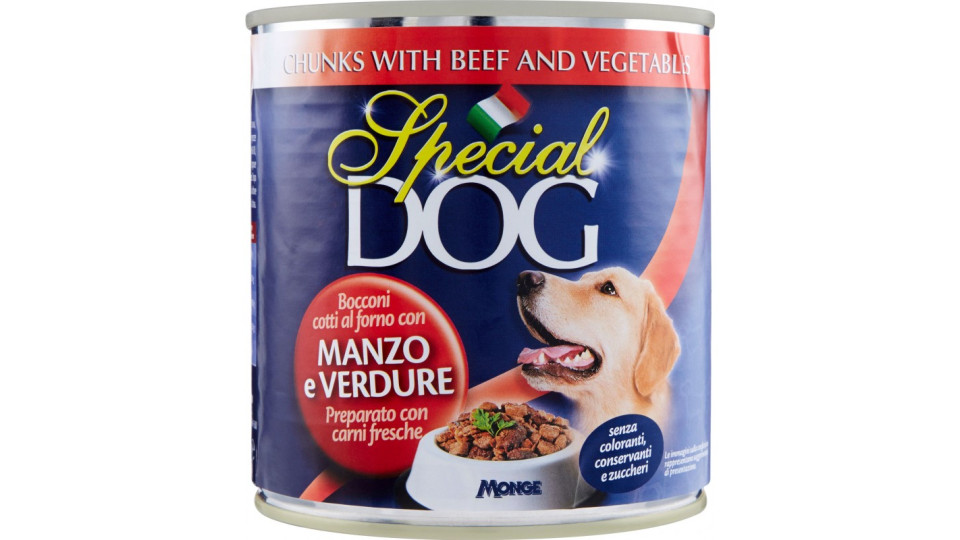 Special Dog Bocconi cotti al forno con Manzo e Verdure 720 g