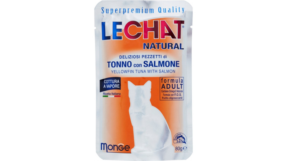 Lechat buste tonno/salmone - gr.80