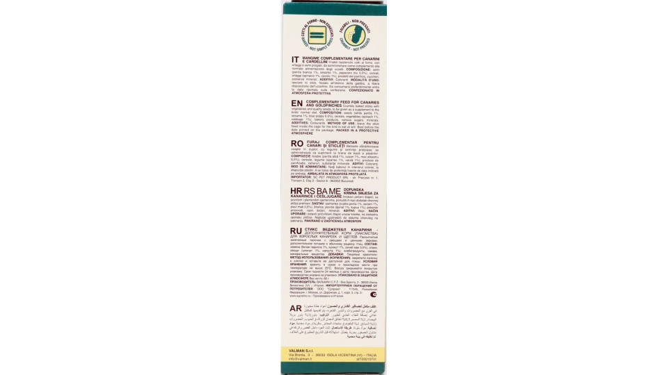 Padovan stix vegetable canarini gr.80
