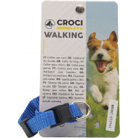 Croci collare blu 10mm regolabile