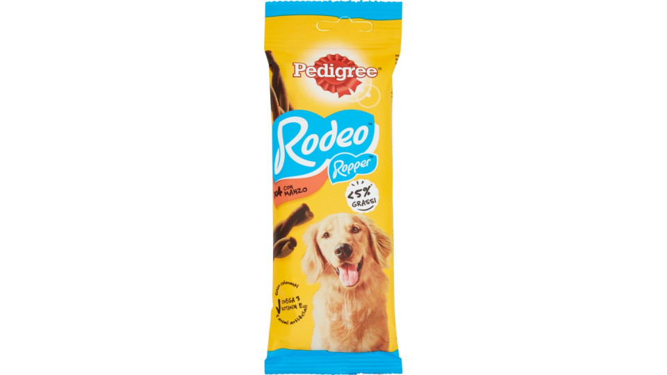Pedigree Rodeo Ropper x4 con Manzo 70 gr.