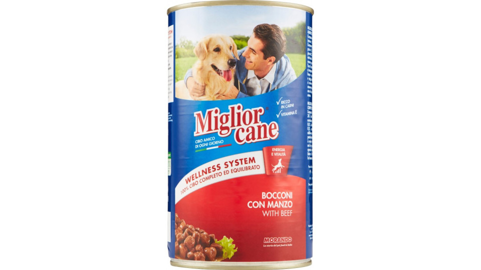 Migliorcane Bocconi con Manzo kg.1,25