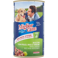 Migliorcane Bocconi con Pollo, Riso e Verdure kg.1,25