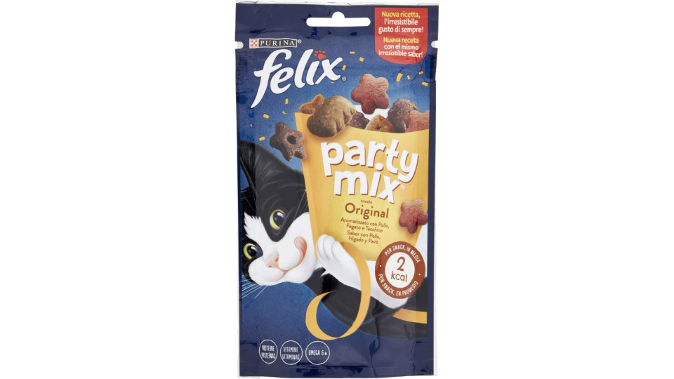 PURINA FELIX Party Mix Snack Gatto Original mix al gusto di...