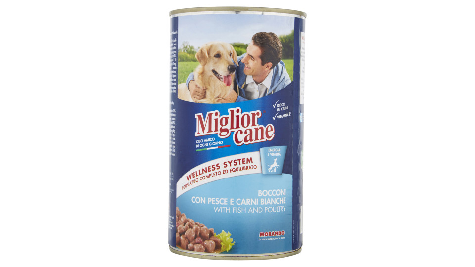 Migliorcane boconcini pesce carni bianche - kg.1,25