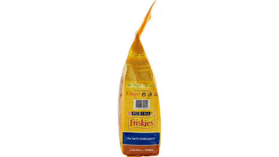 PURINA FRISKIES Gatto Crocchette Sterilizzati con Tacchino e...