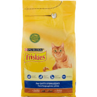 PURINA FRISKIES Gatto Crocchette Sterilizzati con Tacchino e...