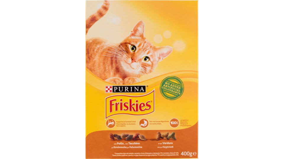Friskies Purina gatto crocchette adult con pollo, tacchino e...