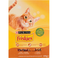 Friskies Purina gatto crocchette adult con pollo, tacchino e...