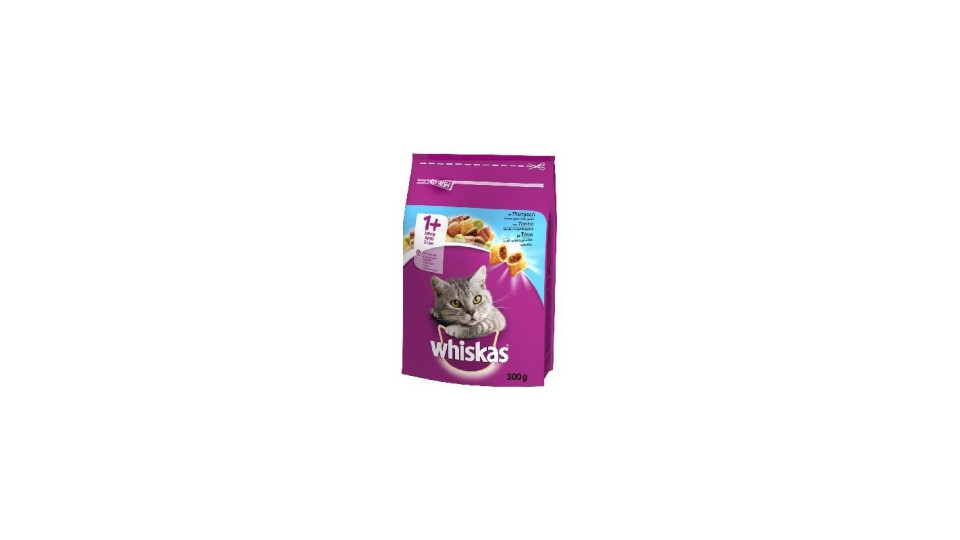 Whiskas crocchette adult 1 con tonno gr.300