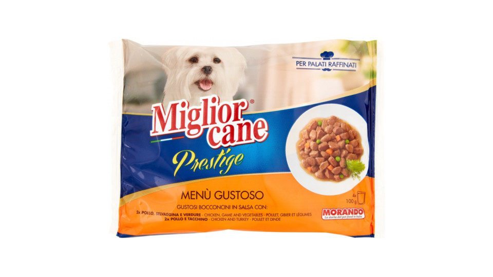 Migliorcane Prestige Menù Gustoso Bocconcini con Pollo...