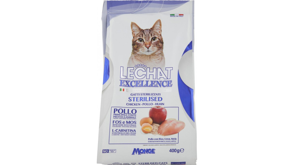 LeChat Excellence Sterilized Pollo 400 gr.