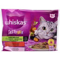 Whiskas Tasty Mix Scelta dello Chef in salsa con manzo pollame...