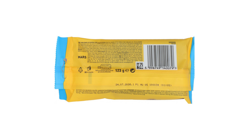Pedigree Rodeo Snack Cane x7 con Manzo 123 g
