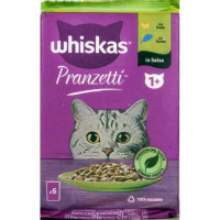 Whiskas pranzetti pollo tonno gr.50x6