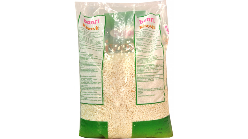 Bonri risovit riso soffiato per animali kg.1