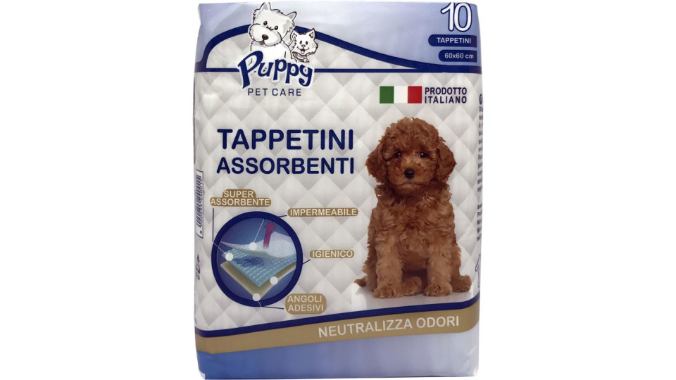 Idrofil tappettino assorbente cani cm.60x60 pz.10